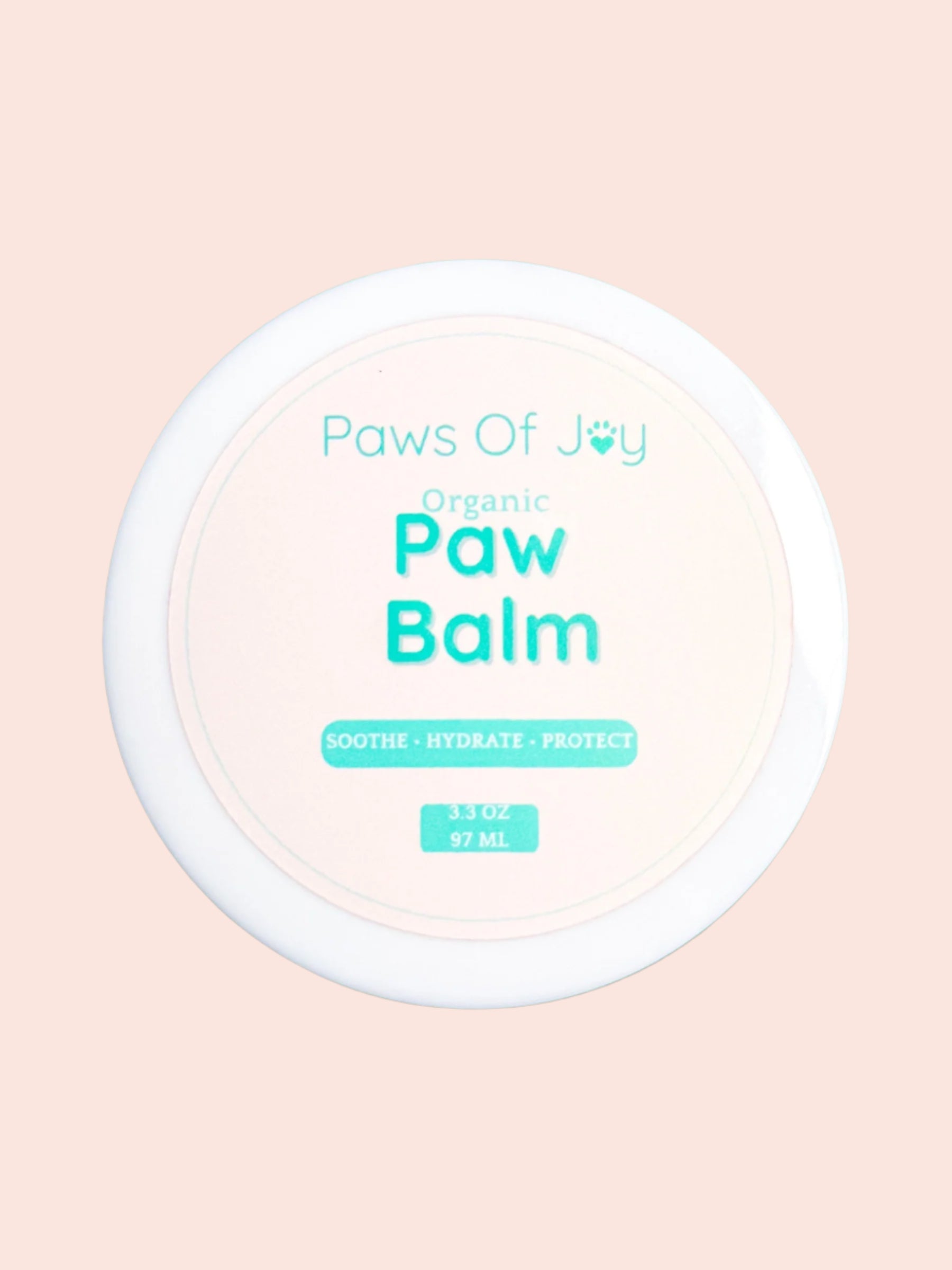Organic paw balm made with love to soothe, protect, and pamper your dog’s precious paws, nose, and elbows.
