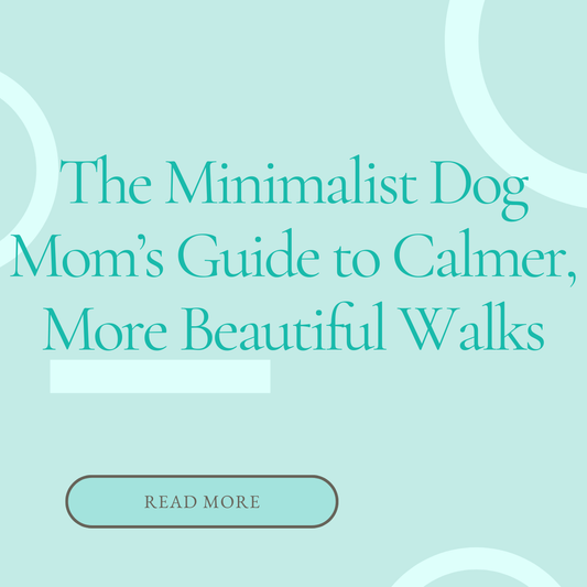 The Minimalist Dog Mom’s Guide to Calmer, More Beautiful Walks