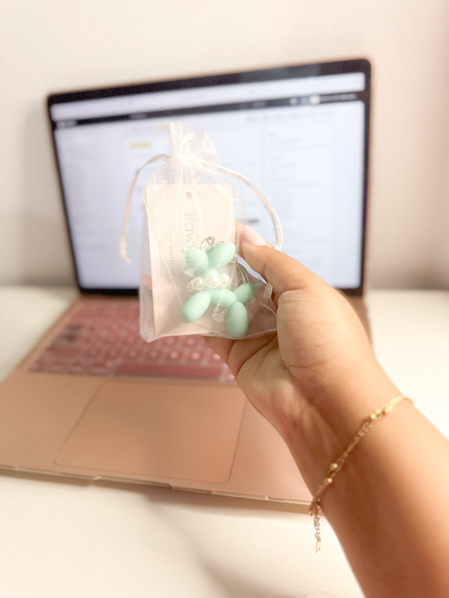 PVC BALLOON DOG KEYCHAIN