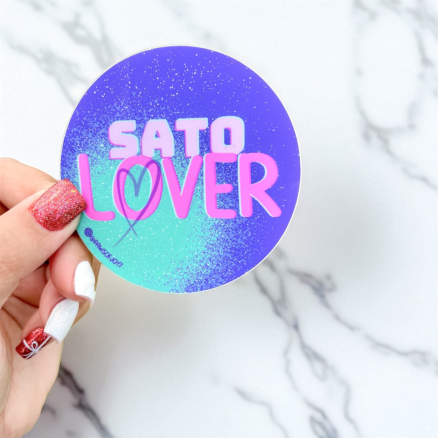 SATO LOVE – HEARTFELT HOLIDAY STICKER