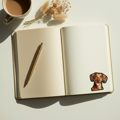 DACHSHUND – BELOVED HOLIDAY STICKER